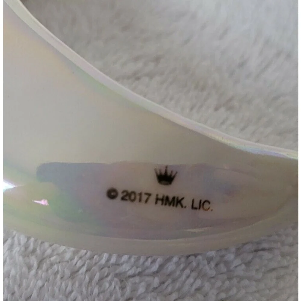 Hallmark Keepsake 2017 Godchild Moon Porcelain Ornament Gold Shimmer Gift